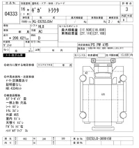 Isuzu GIGA лот № 4333 оценка 3  с аукциона в Японии 11
