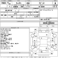 Toyota CHASER лот № 7003 оценка R  с аукциона в Японии 2