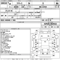 Toyota RACTIS лот № 18018 оценка RA  с аукциона в Японии 2