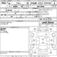 Subaru CHIFFON лот № 3066 оценка 4  с аукциона в Японии 2
