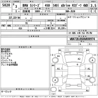 BMW 5-Series лот № 5020 оценка 3.5  с аукциона в Японии 2