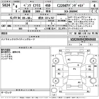 Mercedes-Benz C CLASS лот № 5024 оценка 4  с аукциона в Японии 2
