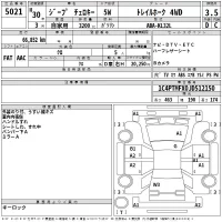 Chrysler JEEP CHEROKEE лот № 5021 оценка 3.5  с аукциона в Японии 2
