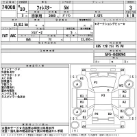 Subaru FORESTER лот № 74008 оценка 3  с аукциона в Японии 2