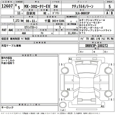 Mazda MX-30  с аукциона в Японии