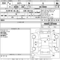 Toyota HARRIER лот № 314 оценка RA  с аукциона в Японии 2