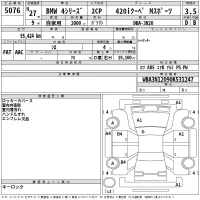 BMW 4-Series лот № 5076 оценка 3.5  с аукциона в Японии 2