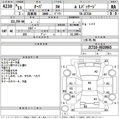 Toyota OPA  с аукциона в Японии