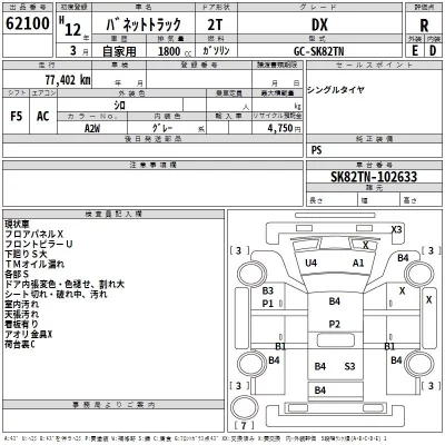 Nissan VANETTE TRUCK  с аукциона в Японии