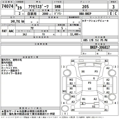 Mazda AXELA  с аукциона в Японии
