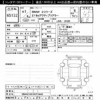 BMW 2-Series лот № 65132 оценка 4.5  с аукциона в Японии 10