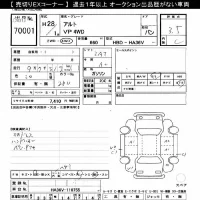 Suzuki ALTO VAN лот № 70001 оценка 3.5  с аукциона в Японии 11
