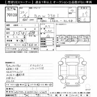 BMW 7-Series лот № 70139 оценка 3.5  с аукциона в Японии 9