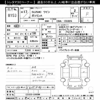 Suzuki TWIN лот № 8153 оценка R  с аукциона в Японии 10