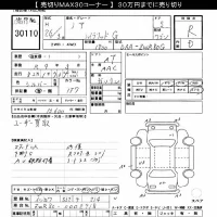 Toyota NOAH лот № 30110 оценка R  с аукциона в Японии 10