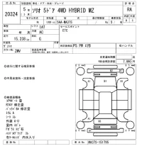 Suzuki SOLIO лот № 20324 оценка RA  с аукциона в Японии 9
