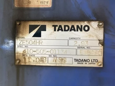 TADANO CRANE