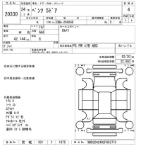 Mercedes-Benz C CLASS WAGON лот № 20330 оценка 4  с аукциона в Японии 9