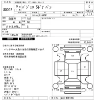 Mitsubishi PAJERO лот № 80022 оценка 0  с аукциона в Японии 3