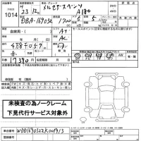 Mercedes-Benz A CLASS лот № 1014 оценка   с аукциона в Японии 2