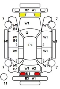 Toyota TERCEL лот № 10505 оценка R  с аукциона в Японии 11