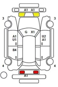 BMW X1 лот № 34512 оценка 3.5  с аукциона в Японии 11