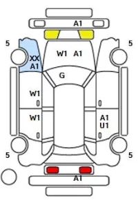 Audi A5 лот № 36012 оценка 4.5  с аукциона в Японии 11