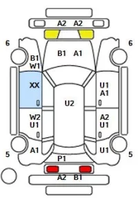 Toyota COROLLA TOURING лот № 11093 оценка 3.5  с аукциона в Японии 11