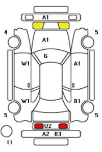 Toyota VITZ лот № 10507 оценка 4  с аукциона в Японии 11