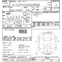 Toyota PIXIS MEGA лот № 8015 оценка R  с аукциона в Японии 10
