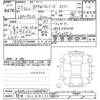 BMW 3-Series лот № 8476 оценка 4  с аукциона в Японии 9