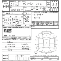 Nissan DUALIS лот № 8496 оценка 3.5  с аукциона в Японии 10