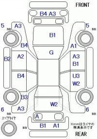 Honda FREED лот № 19132 оценка 3  с аукциона в Японии 5