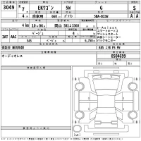 Mitsubishi EK WAGON лот № 3049 оценка S  с аукциона в Японии 2