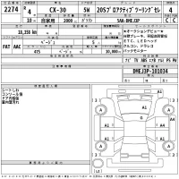 Mazda CX-30 лот № 2274 оценка 4  с аукциона в Японии 2