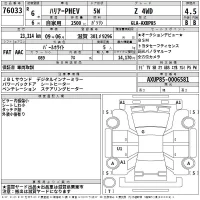 Toyota HARRIER лот № 76033 оценка 4.5  с аукциона в Японии 2