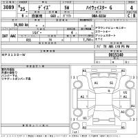 Nissan DAYZ лот № 3089 оценка 4  с аукциона в Японии 2