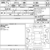 Daihatsu MIRA E S лот № 3091 оценка 4.5  с аукциона в Японии 2