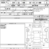 Audi S3 лот № 5019 оценка 5  с аукциона в Японии 2