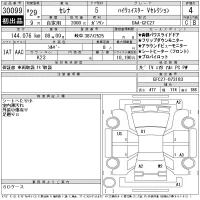 Nissan SERENA лот № 30099 оценка 4  с аукциона в Японии 11
