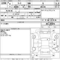 Nissan LEAF лот № 2298 оценка 3.5  с аукциона в Японии 2