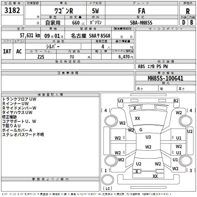 Suzuki WAGON R  с аукциона в Японии