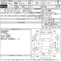 BMW 5-Series лот № 38049 оценка R  с аукциона в Японии 11