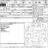 Suzuki SWIFT лот № 90016 оценка RA  с аукциона в Японии 11
