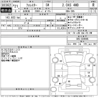 Subaru FORESTER лот № 30362 оценка R  с аукциона в Японии 11