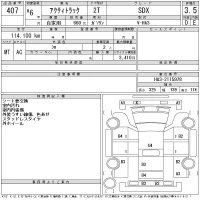 Honda ACTY TRUCK лот № 407 оценка 3.5  с аукциона в Японии 11