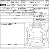 BMW 1-Series лот № 38127 оценка 4  с аукциона в Японии 11