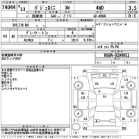 Mitsubishi PAJERO MINI лот № 74044 оценка 3.5  с аукциона в Японии 2