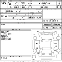 Mercedes-Benz C CLASS лот № 5004 оценка 4  с аукциона в Японии 2