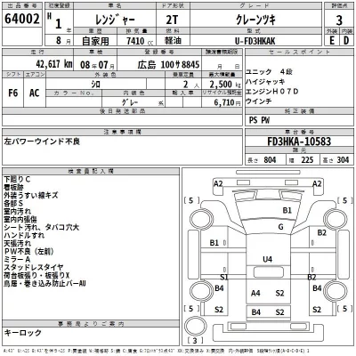 Hino RANGER  с аукциона в Японии